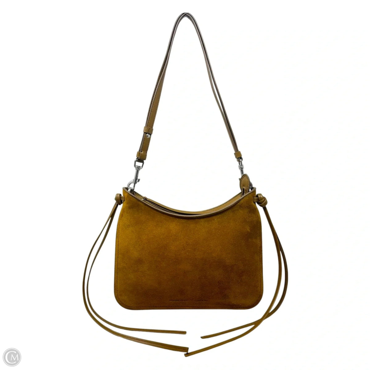 The Small Gig Bag By Phoebe Philo in Toffee Suede, Size: Medium
