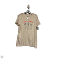 Top Short Sleeve Basic By Pink In Tan, Size: Xs