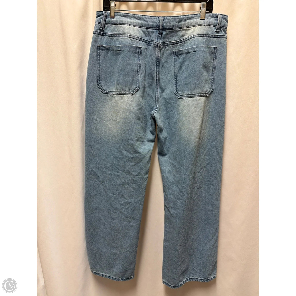 Jeans Wide Leg By Clothes Mentor In Blue Denim, Size: 16