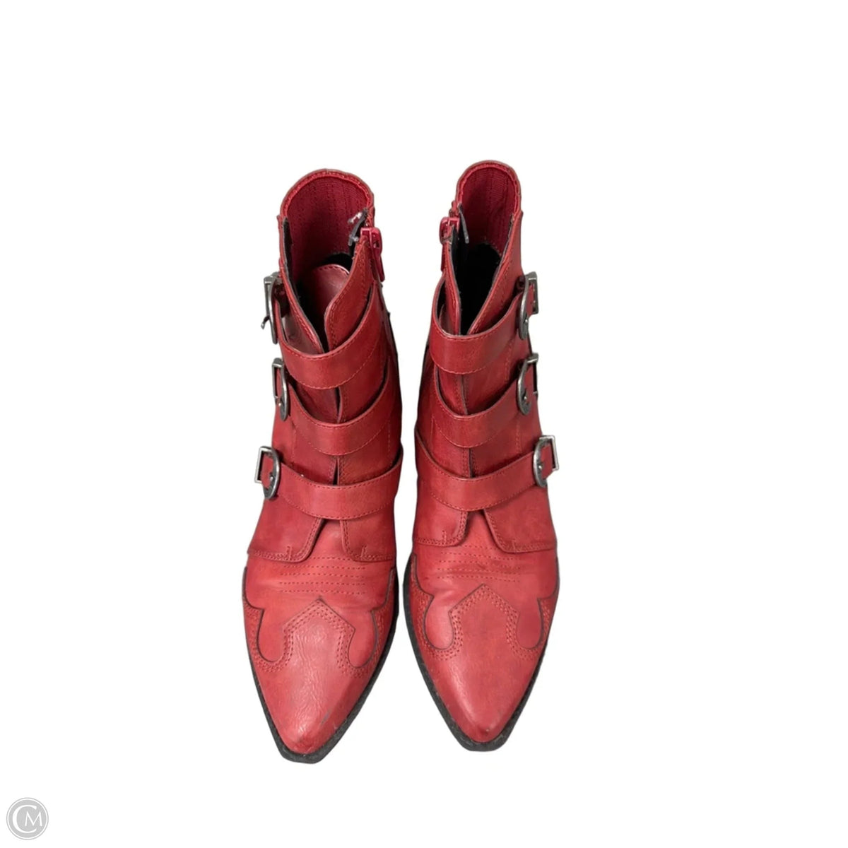 Boots Western By Indigo Rd In Red, Size: 8