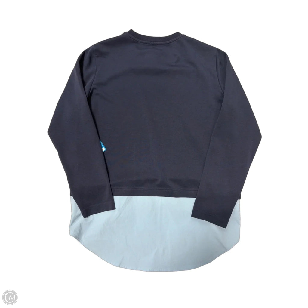 Top Long Sleeve By Athleta In Blue, Size: S