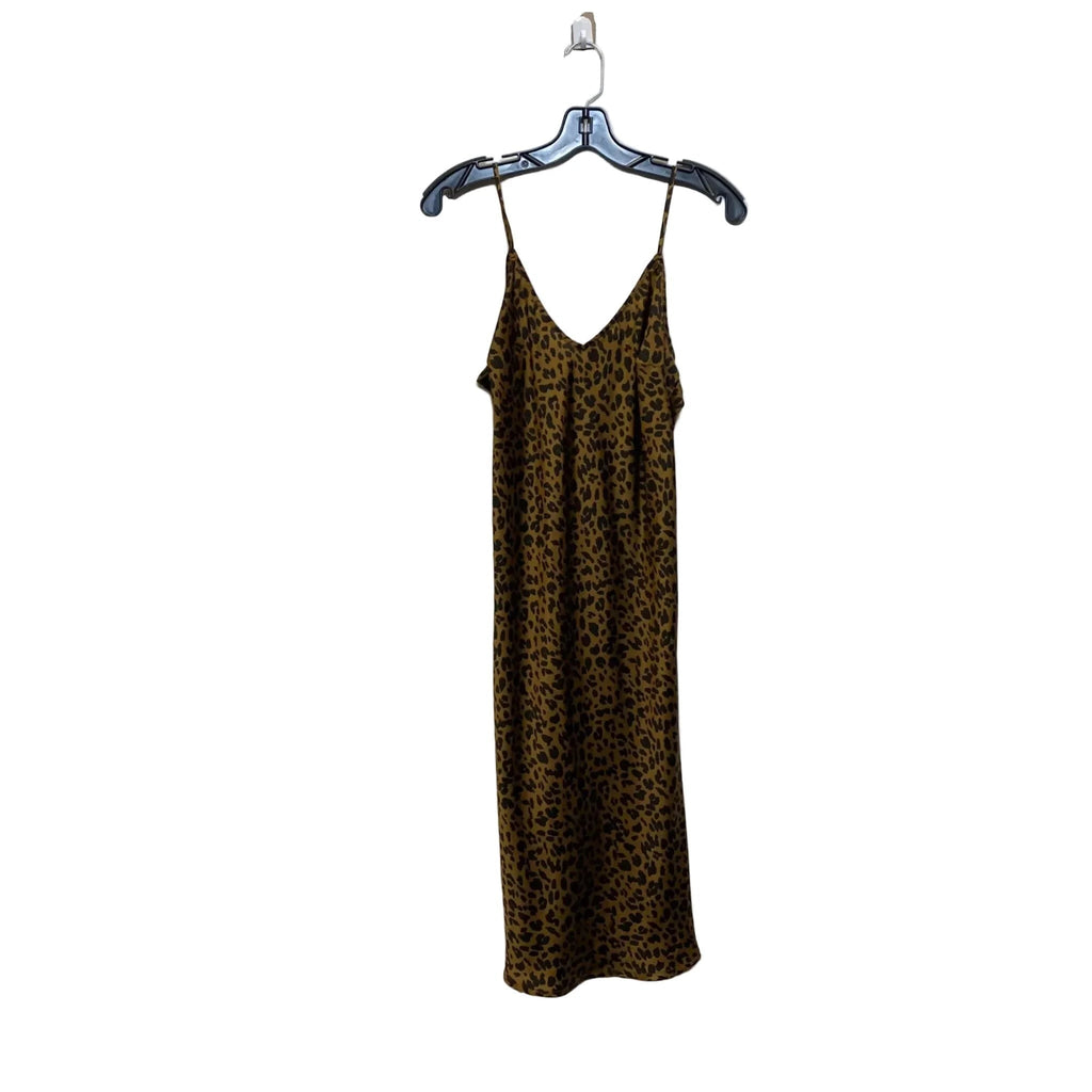 Dress Casual Midi By A New Day In Animal Print, Size: M