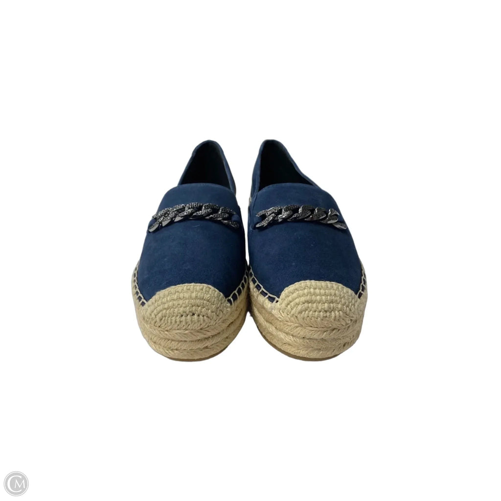 Shoes Designer By Karl Lagerfeld In Blue, Size: 8
