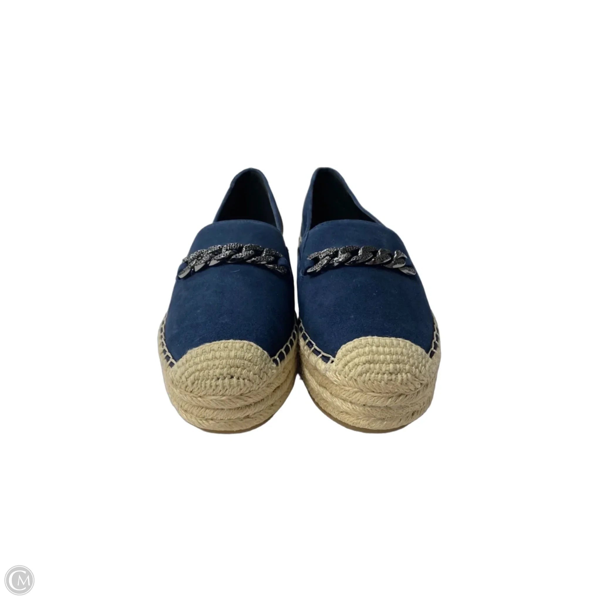 Shoes Designer By Karl Lagerfeld In Blue, Size: 8