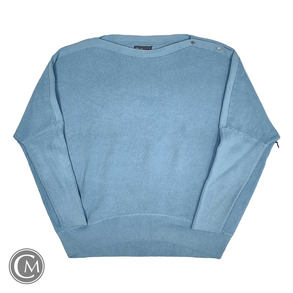 Sweater By Simply Vera In Blue, Size: Xl