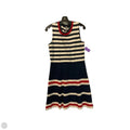 Dress Casual Midi By Anne Klein In Striped Pattern, Size: M