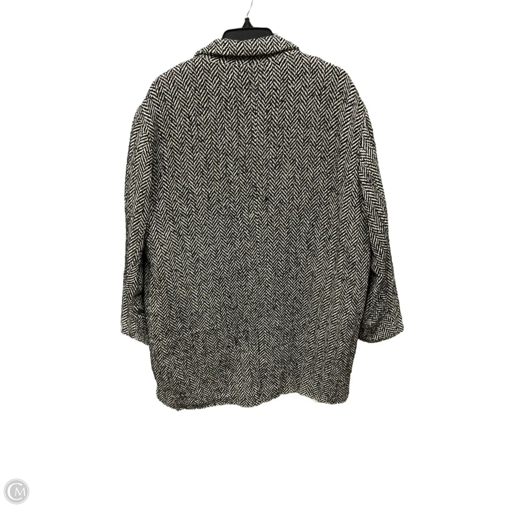 Coat Peacoat By A New Day In Grey, Size: Xxl