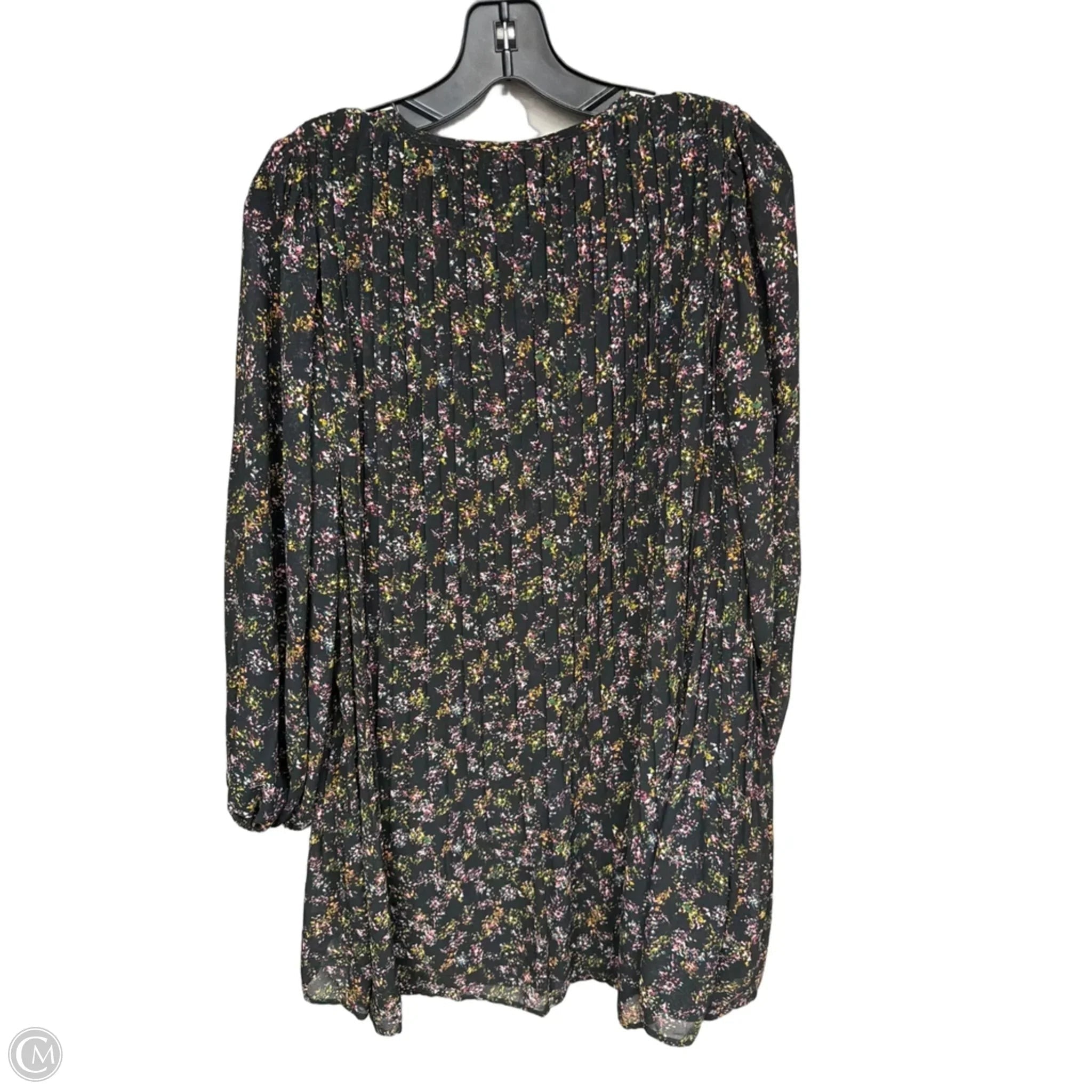 Dress Casual Midi By A New Day In Black & Pink, Size: Xs