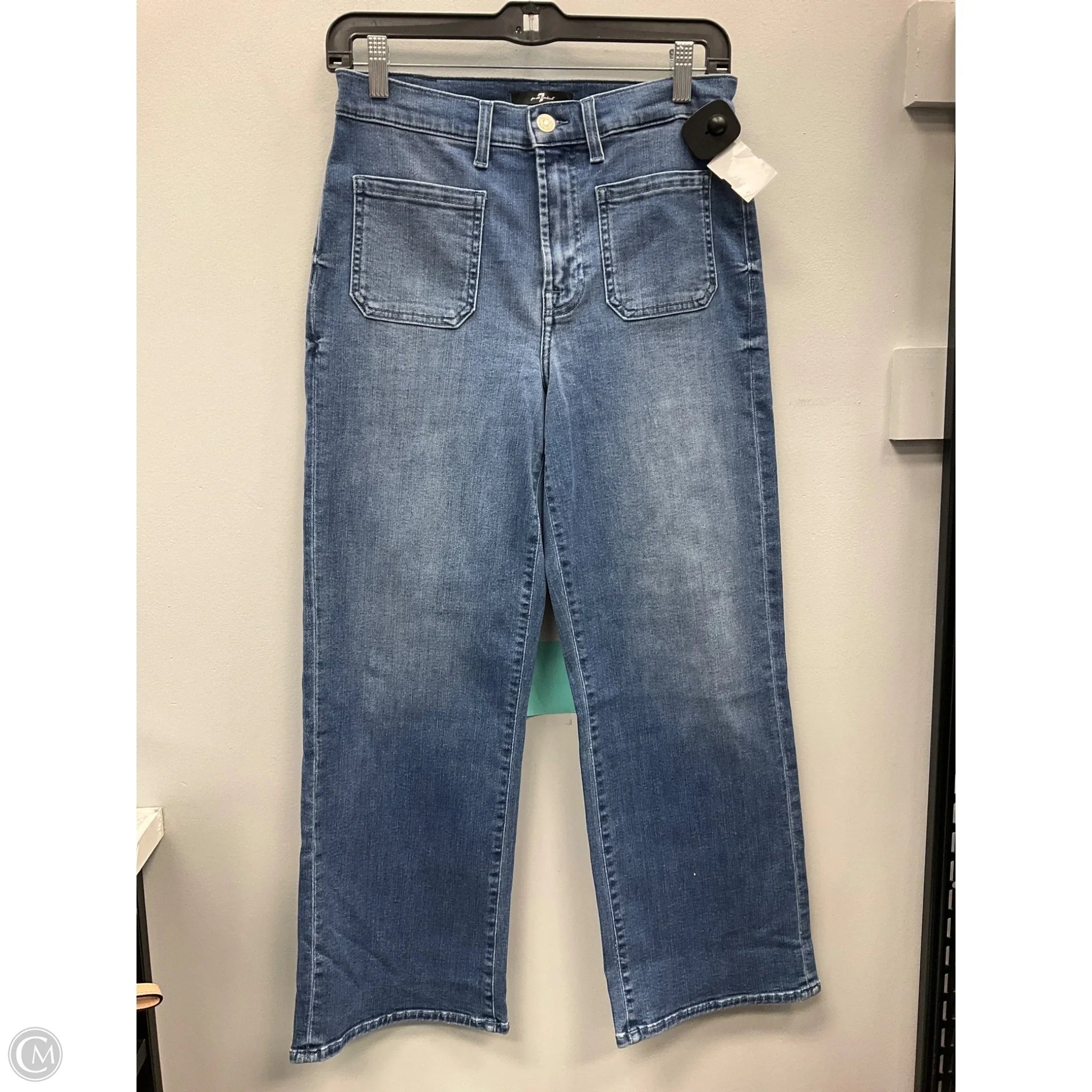 Jeans Boot Cut By 7 For All Mankind In Blue, Size: 6