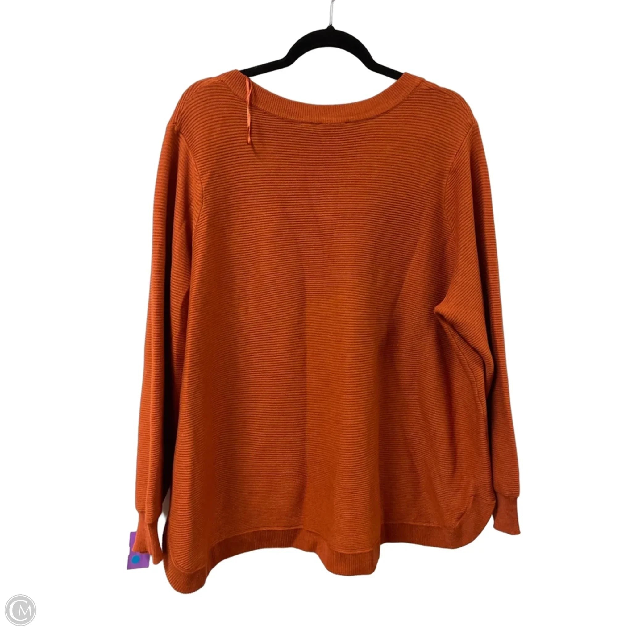 Sweater By Cyrus In Orange, Size: 3x