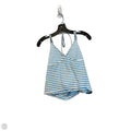 Top Sleeveless By Wild Fable In Blue & White, Size: M