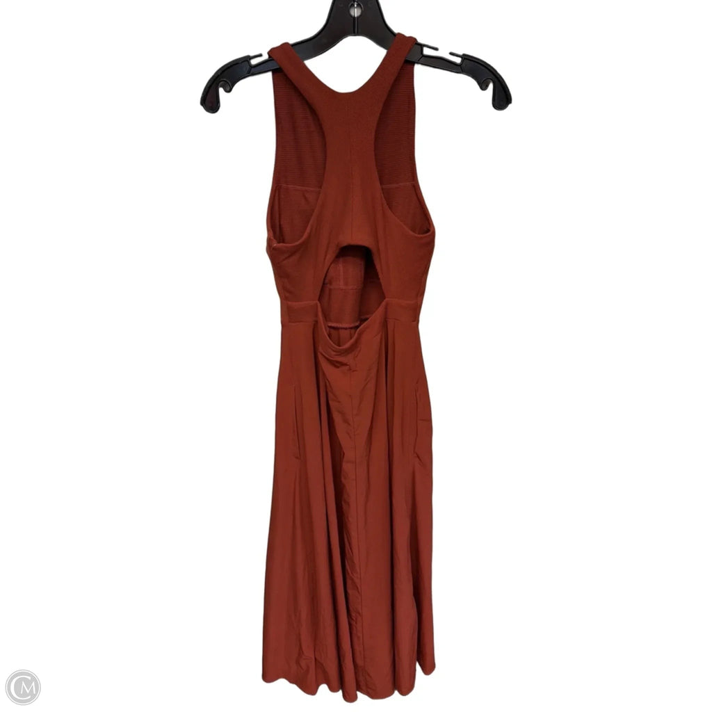 Dress Casual Midi By Athleta In Orange, Size: Xs