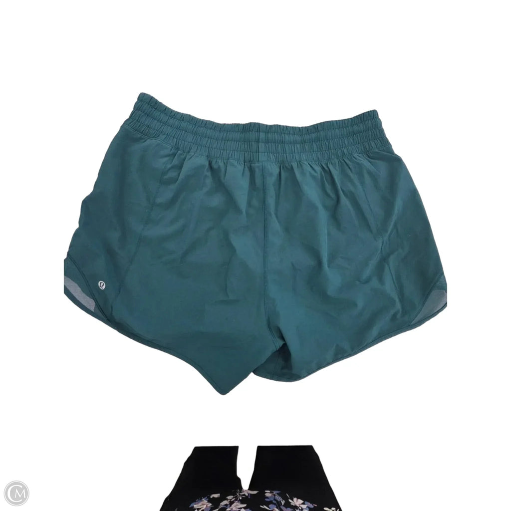 Athletic Shorts By Lululemon In Teal, Size: 12