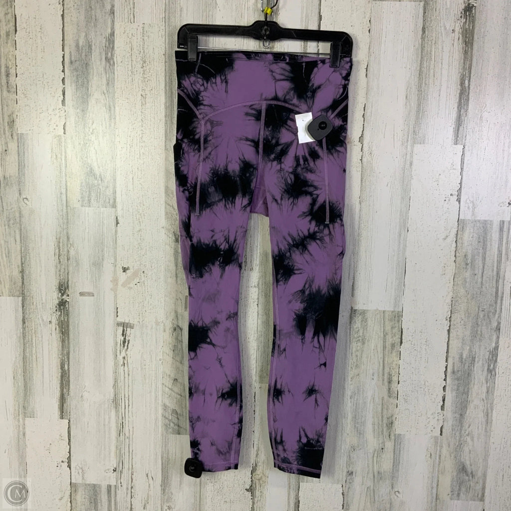 Athletic Leggings By Lululemon In Purple, Size: 8