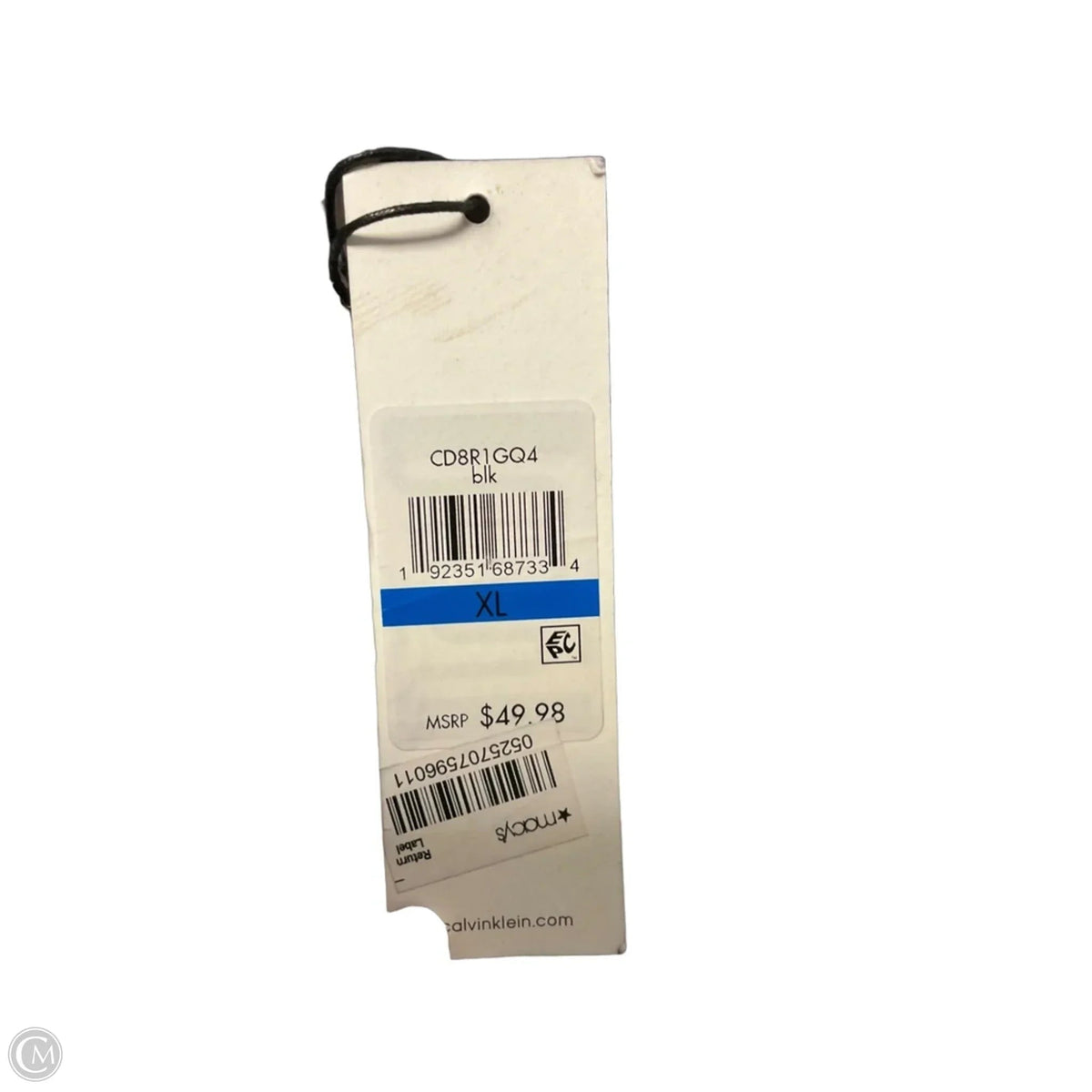 Cardigan By Calvin Klein In Black, Size: Xl