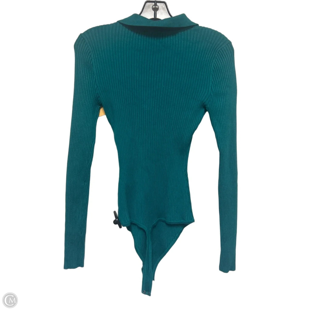 Bodysuit By Abercrombie And Fitch In Teal, Size: M