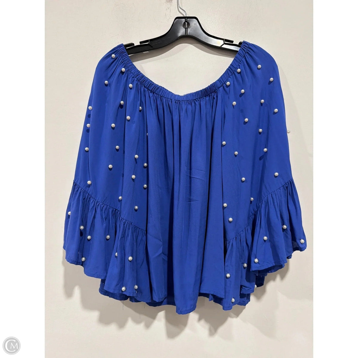 Top Long Sleeve By Entro In Blue, Size: S