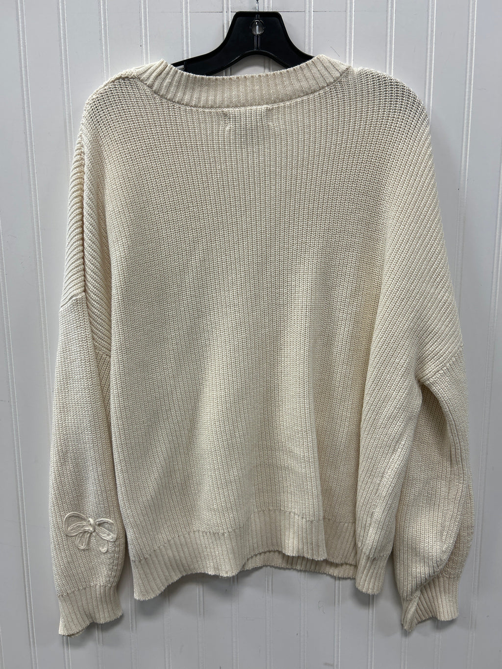 Sweater By Laura Ashley In Cream, Size:3X