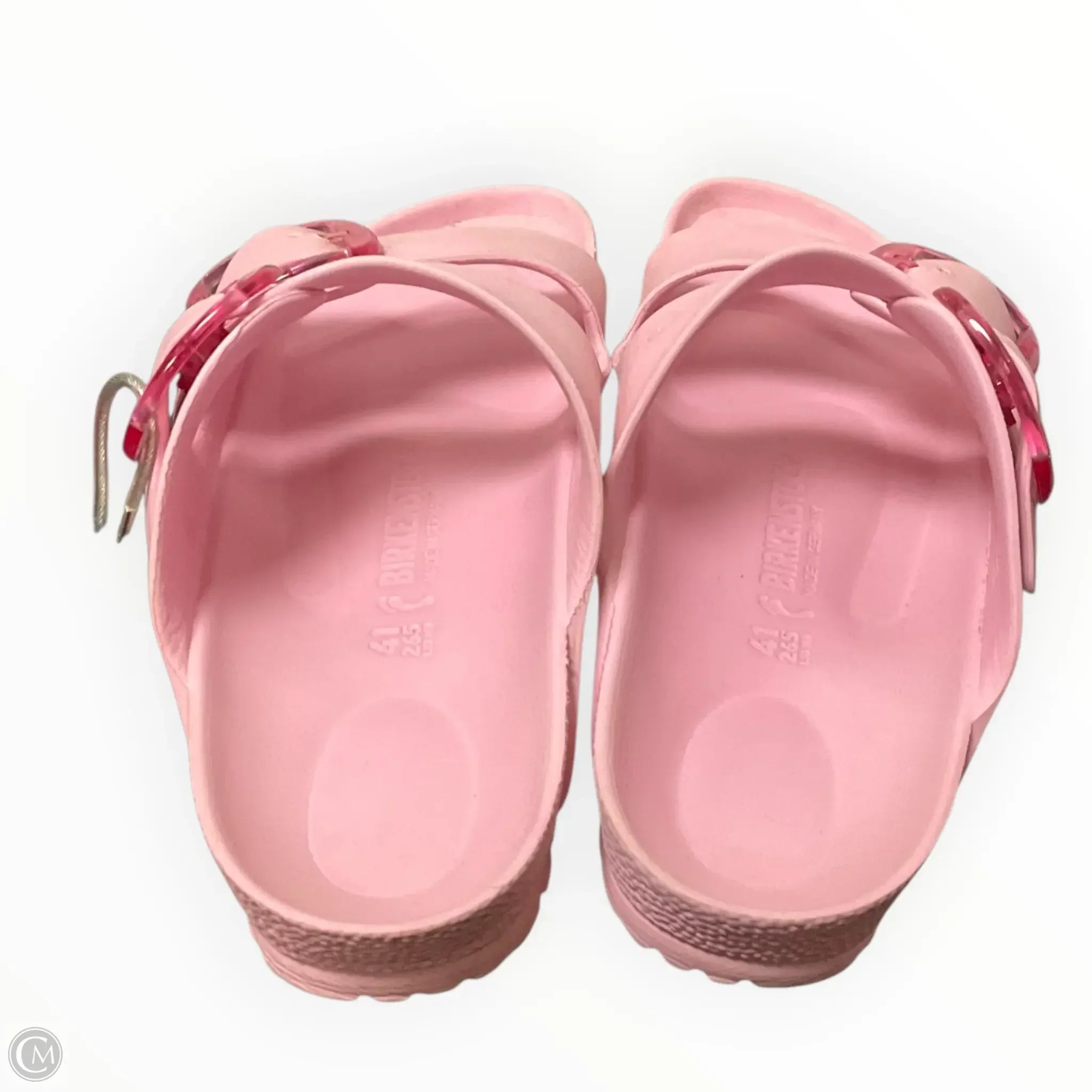 Sandals Flats By Birkenstock In Pink, Size: 10