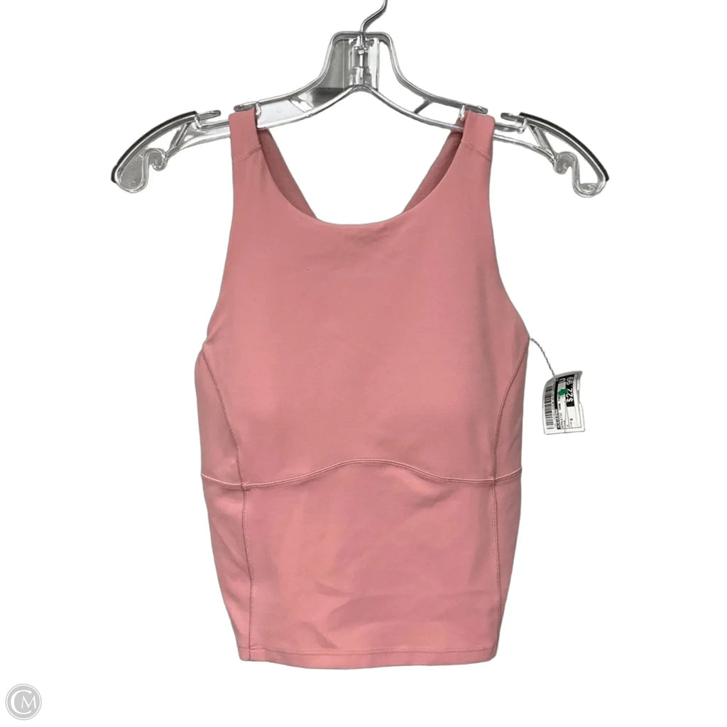 Athletic Tank Top By Lululemon In Pink, Size: 8