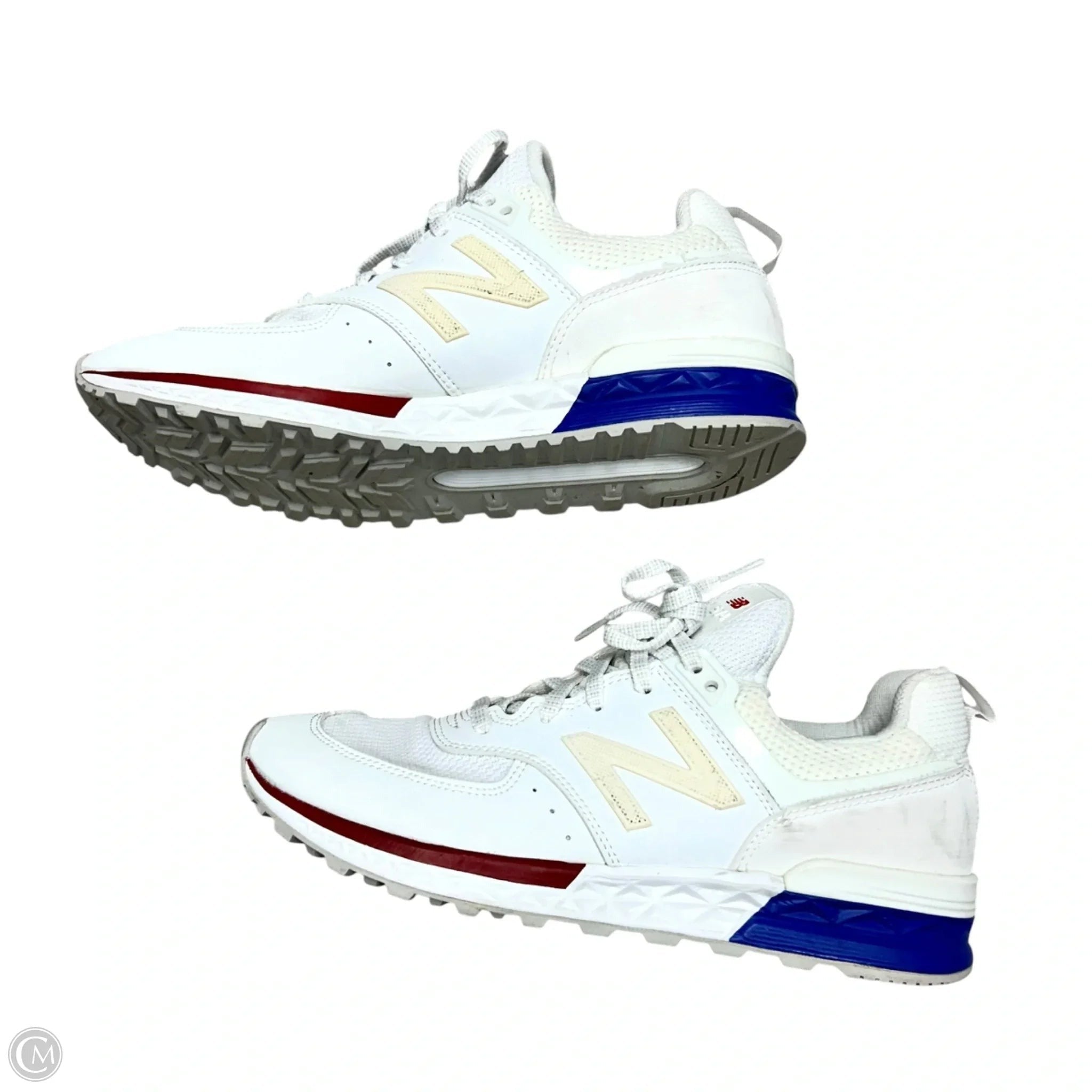 Shoes Athletic By New Balance In Blue Red & White, Size: 8.5