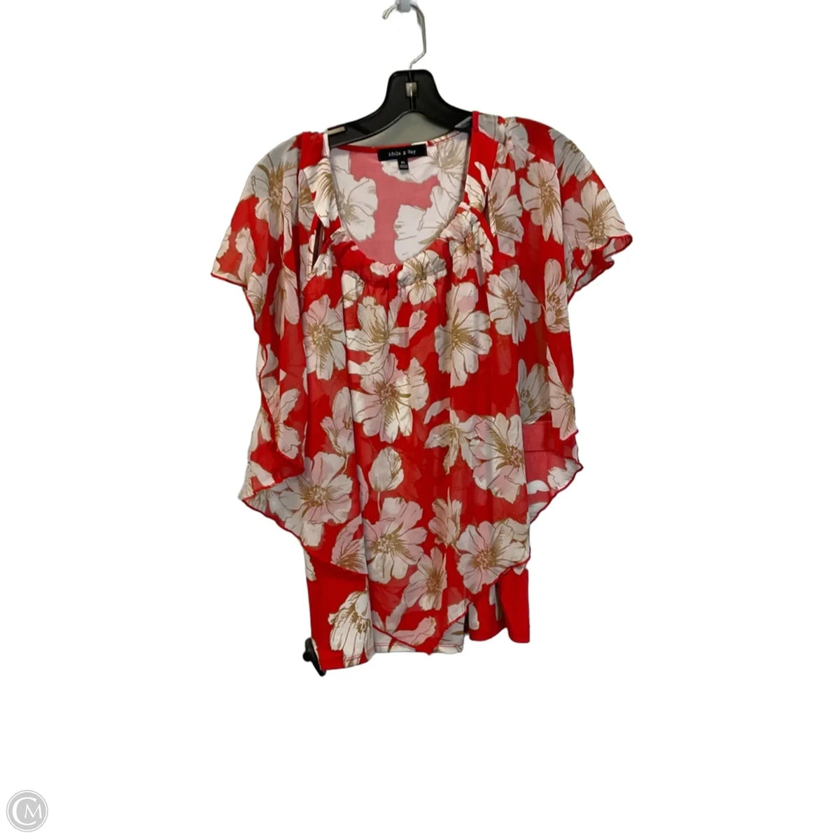 Top Short Sleeve By Clothes Mentor In Red, Size: Xl