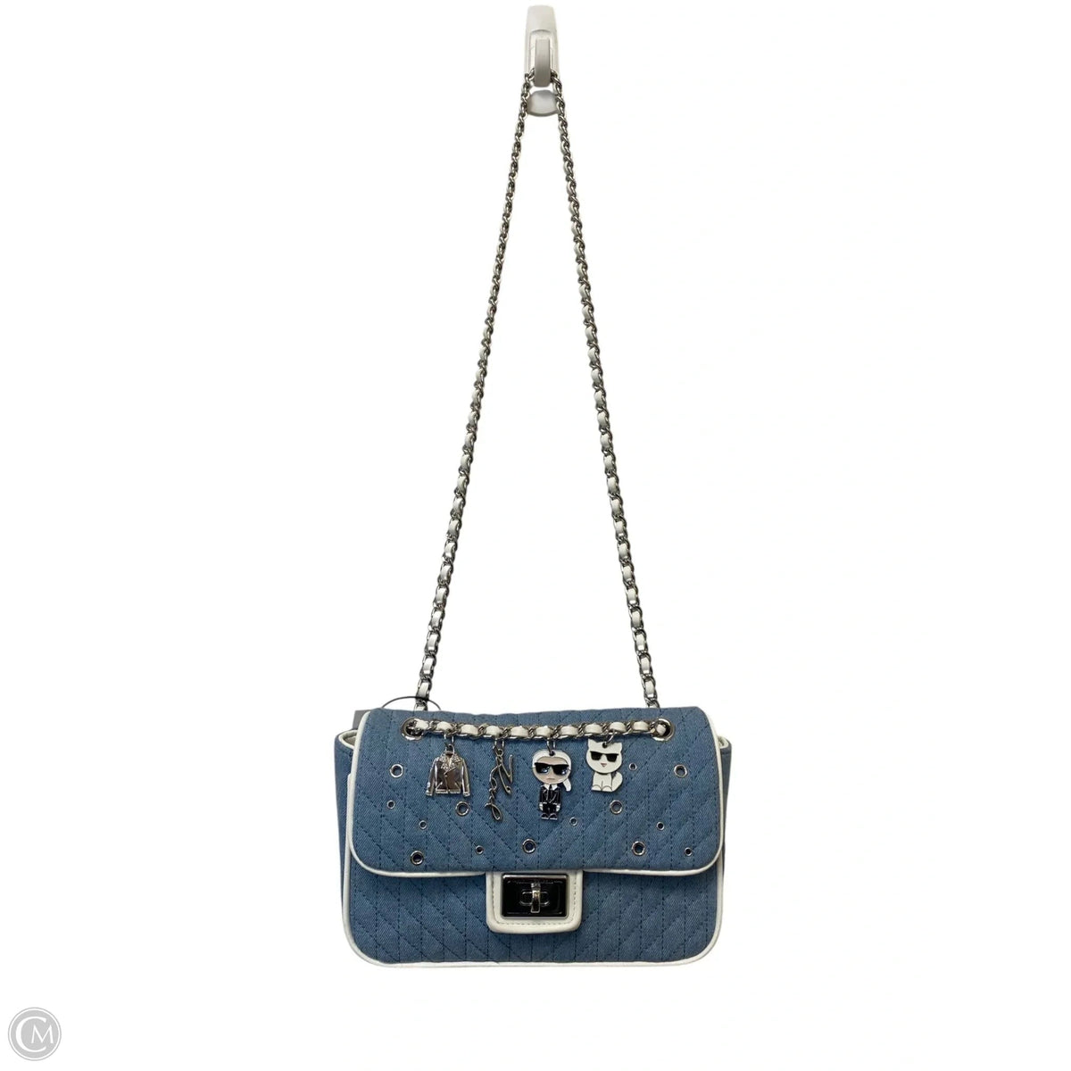 Crossbody Designer By Karl Lagerfeld, Size: Medium