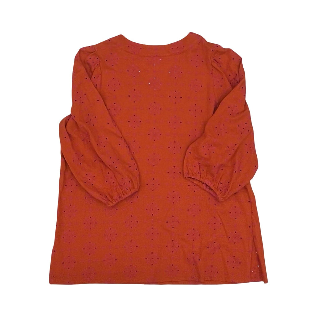Top 3/4 Sleeve By J. Jill In Orange, Size:Sp