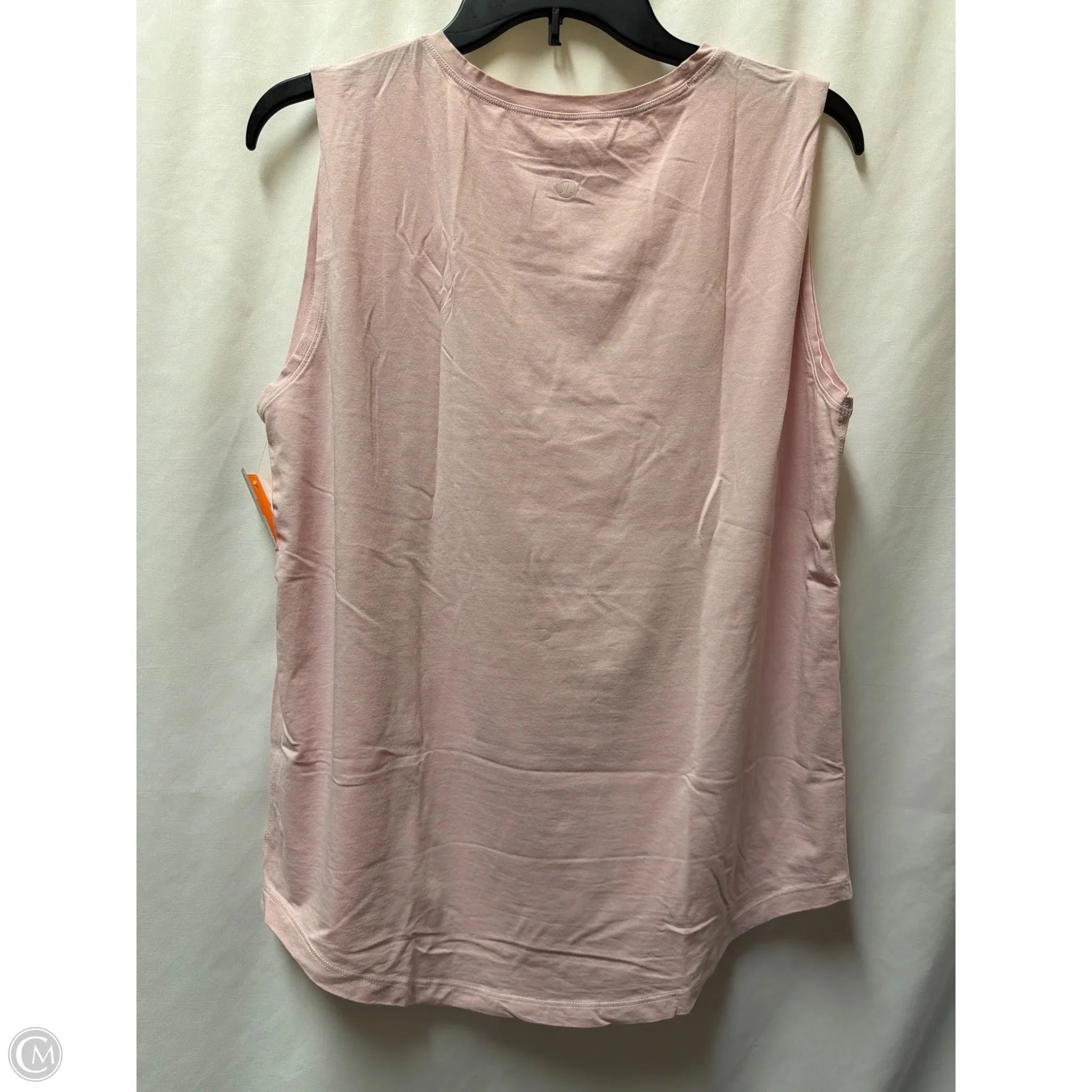 Athletic Tank Top By Lululemon In Pink, Size: M