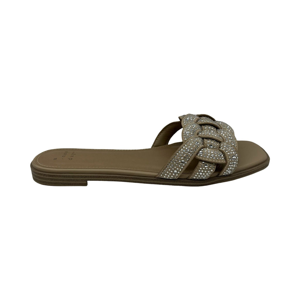 Sandals Flats By A New Day In Tan, Size:6.5