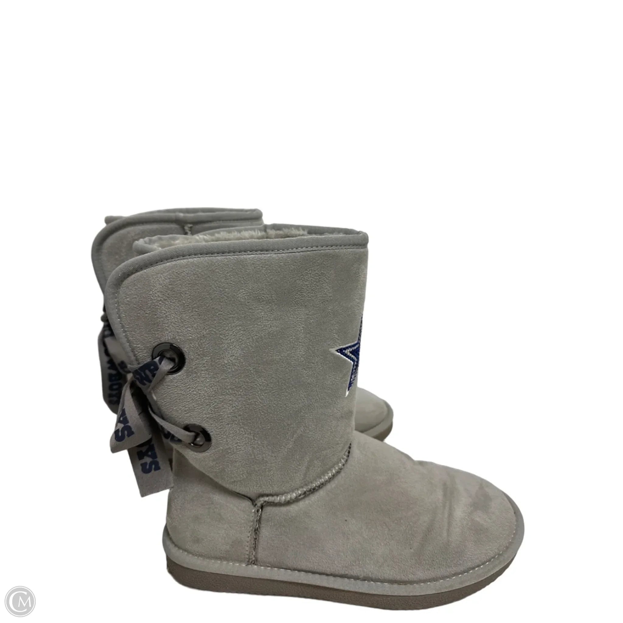 Boots Snow By Clothes Mentor In Grey, Size: 10