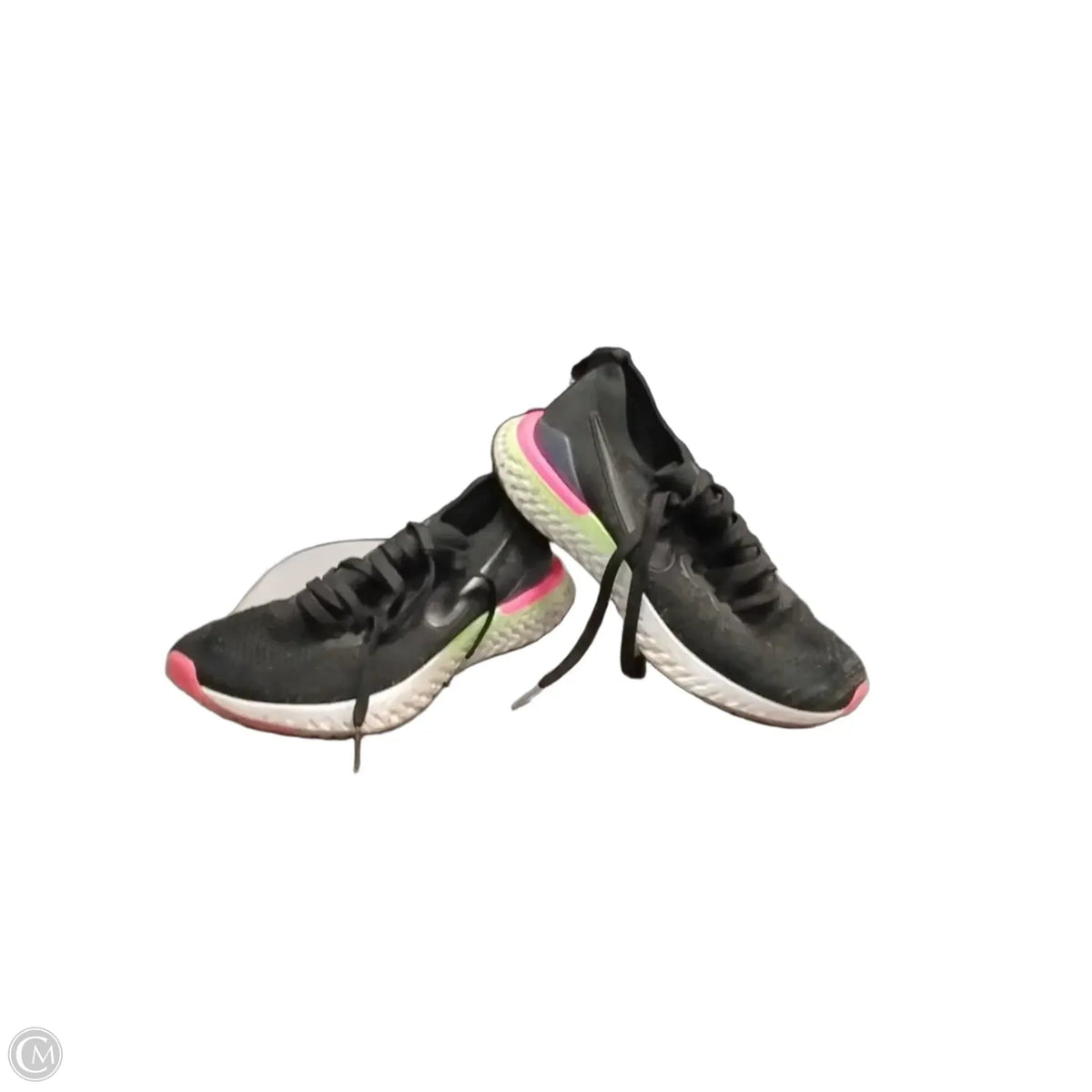 Shoes Athletic By Clothes Mentor In Black & White, Size: 9.5