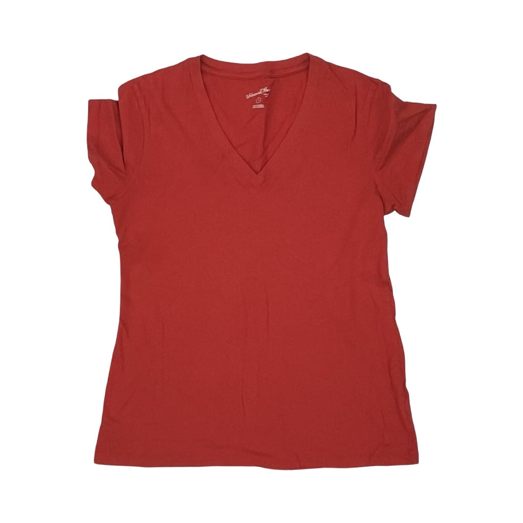 Top Ss Basic By Universal Thread In Red, Size:M