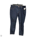 Jeans Straight By Loft In Blue Denim, Size: 12