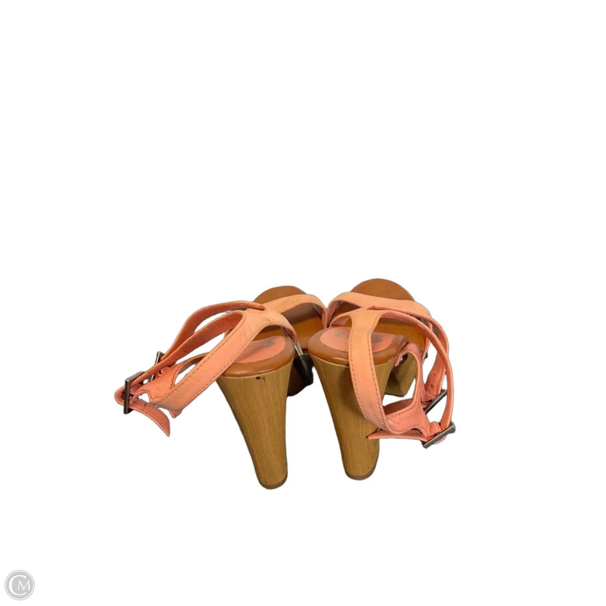 Sandals Heels Block By Gianni Bini In Pink, Size: 7