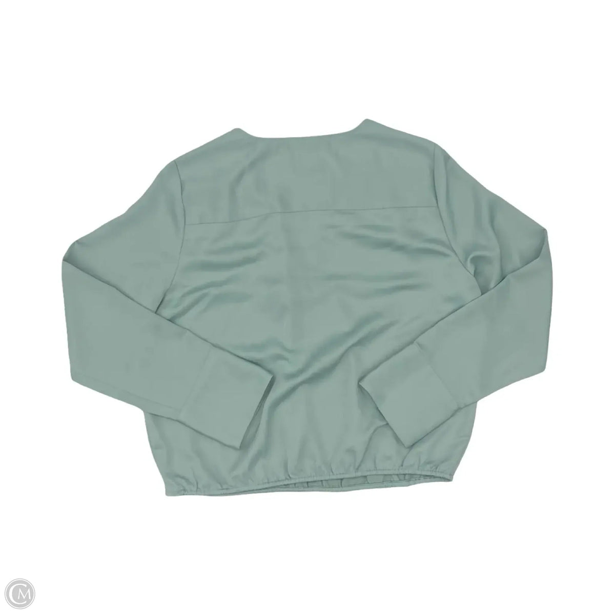 Blouse Long Sleeve By A New Day In Green, Size: M