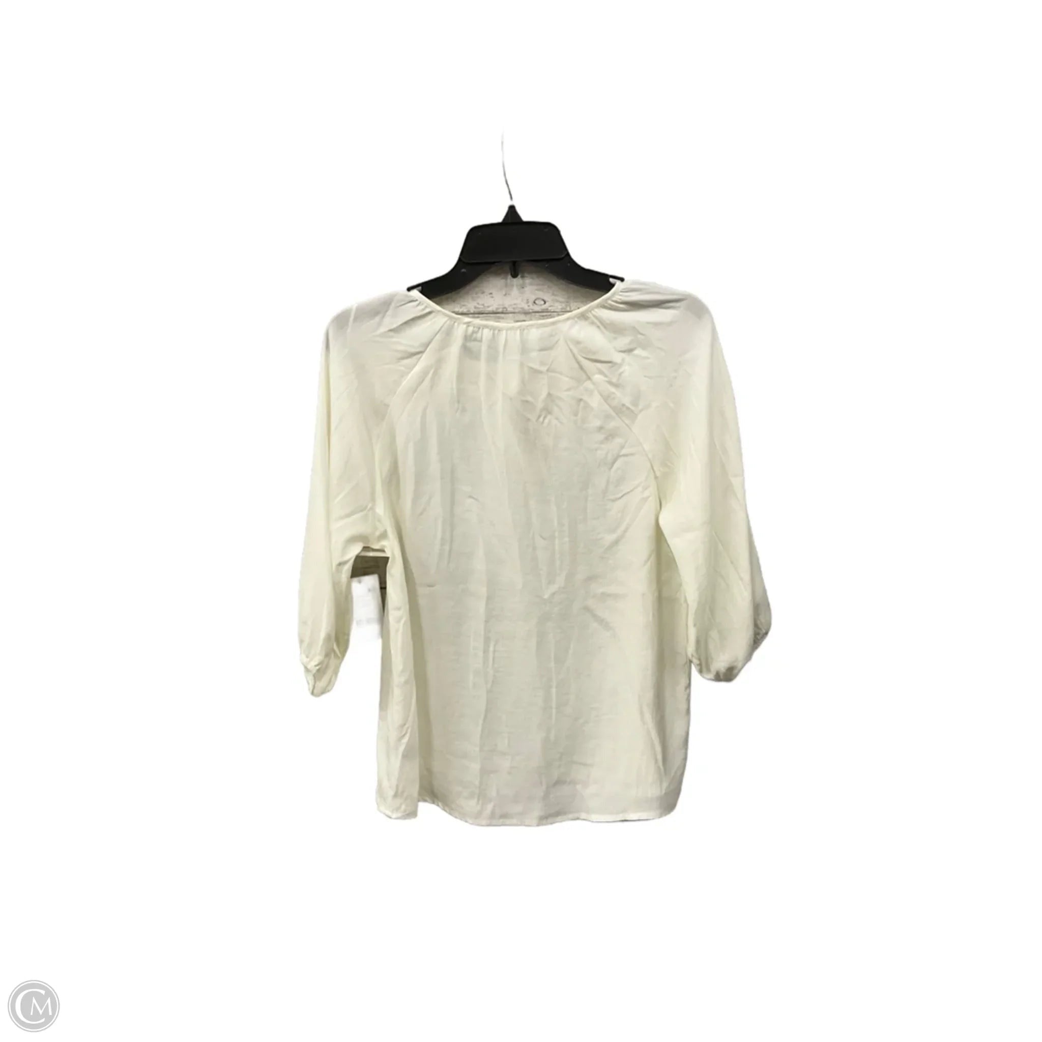 Top 3/4 Sleeve By 89th And Madison In Cream, Size: Sp