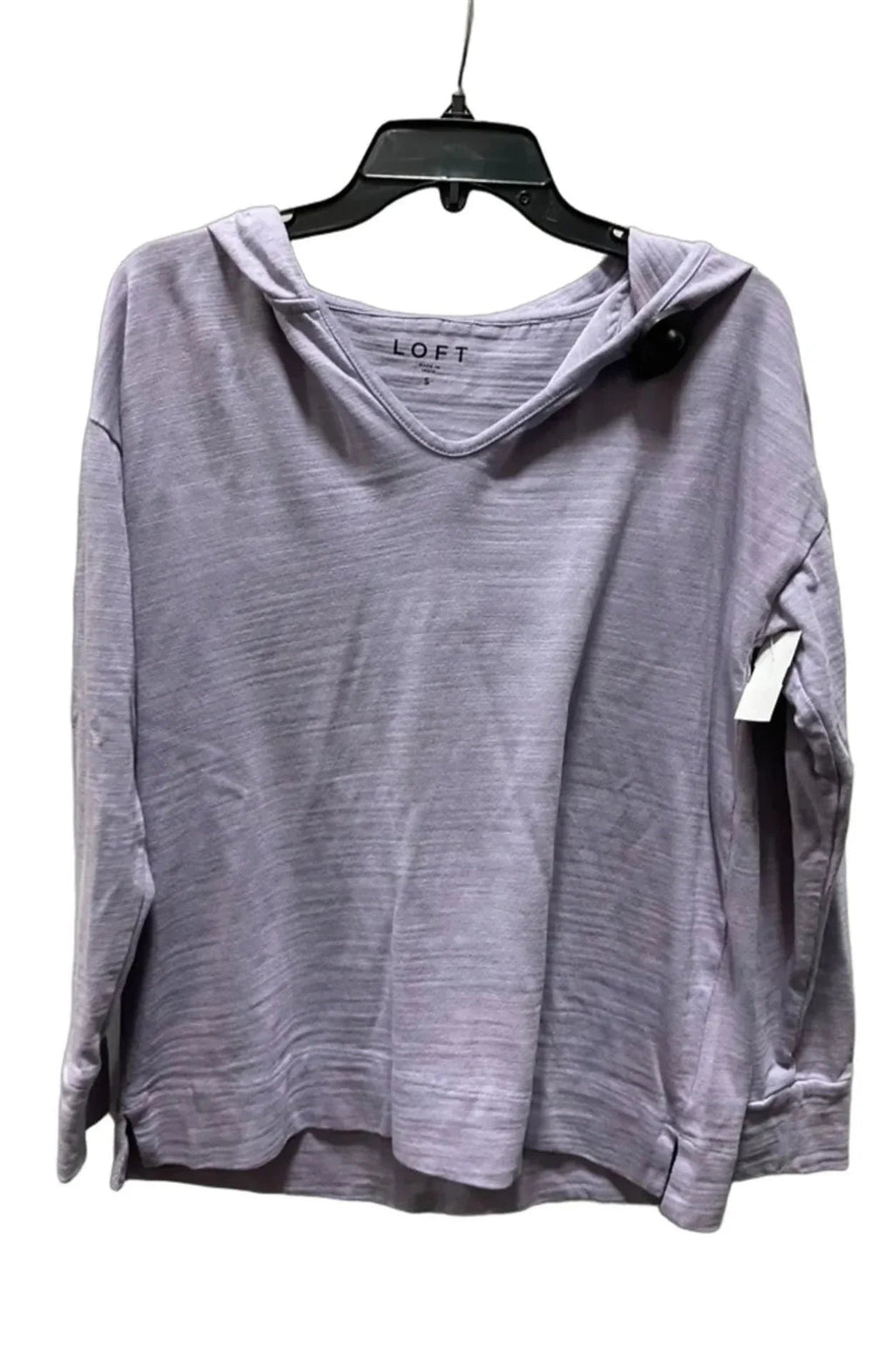 Top Long Sleeve By Loft In Purple, Size: S