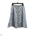 Skirt Midi By A New Day In Striped Pattern, Size: M