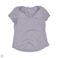 Athletic Top Short Sleeve By 90 Degrees By Reflex In Purple, Size: M