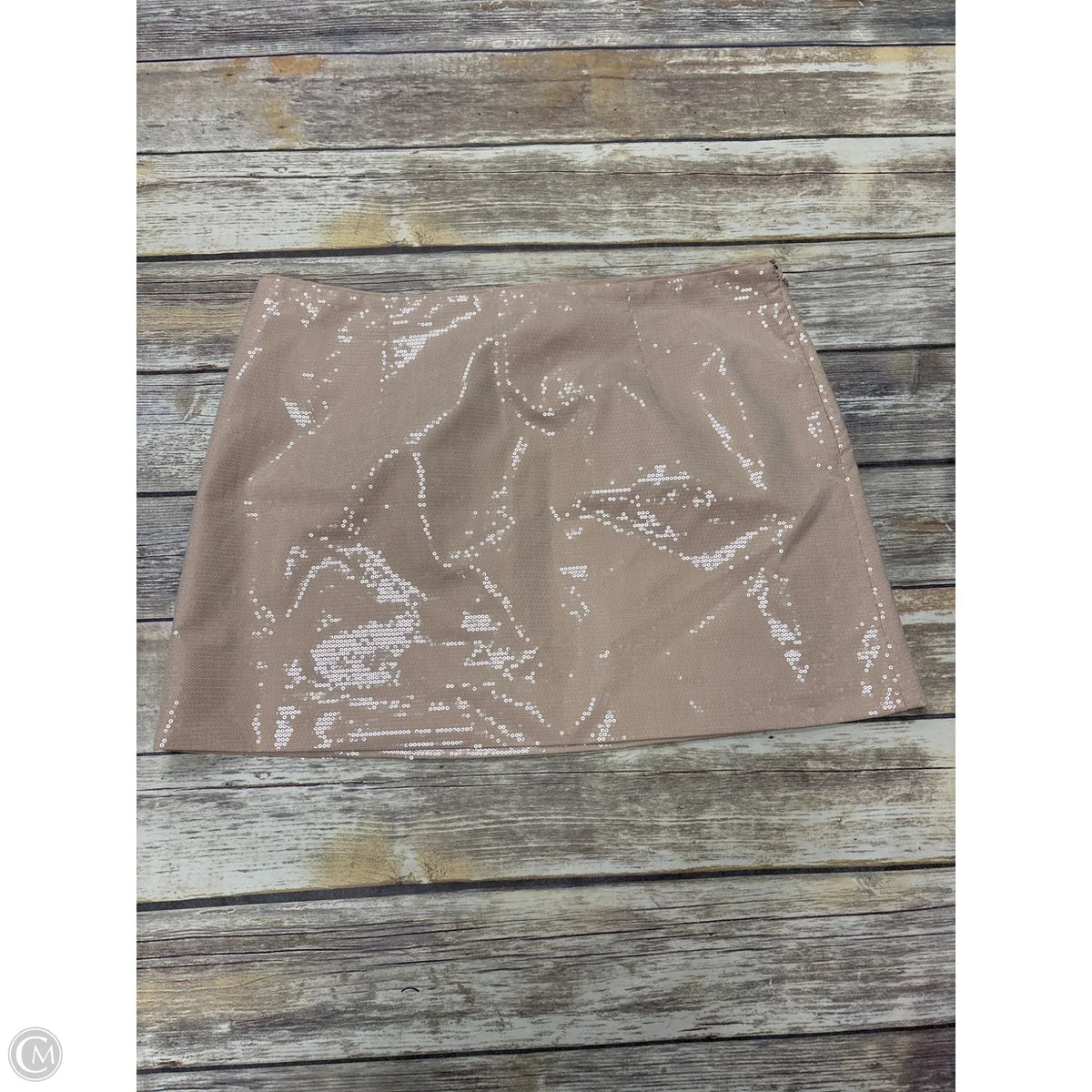 Skirt Midi By A New Day In Tan, Size: 16