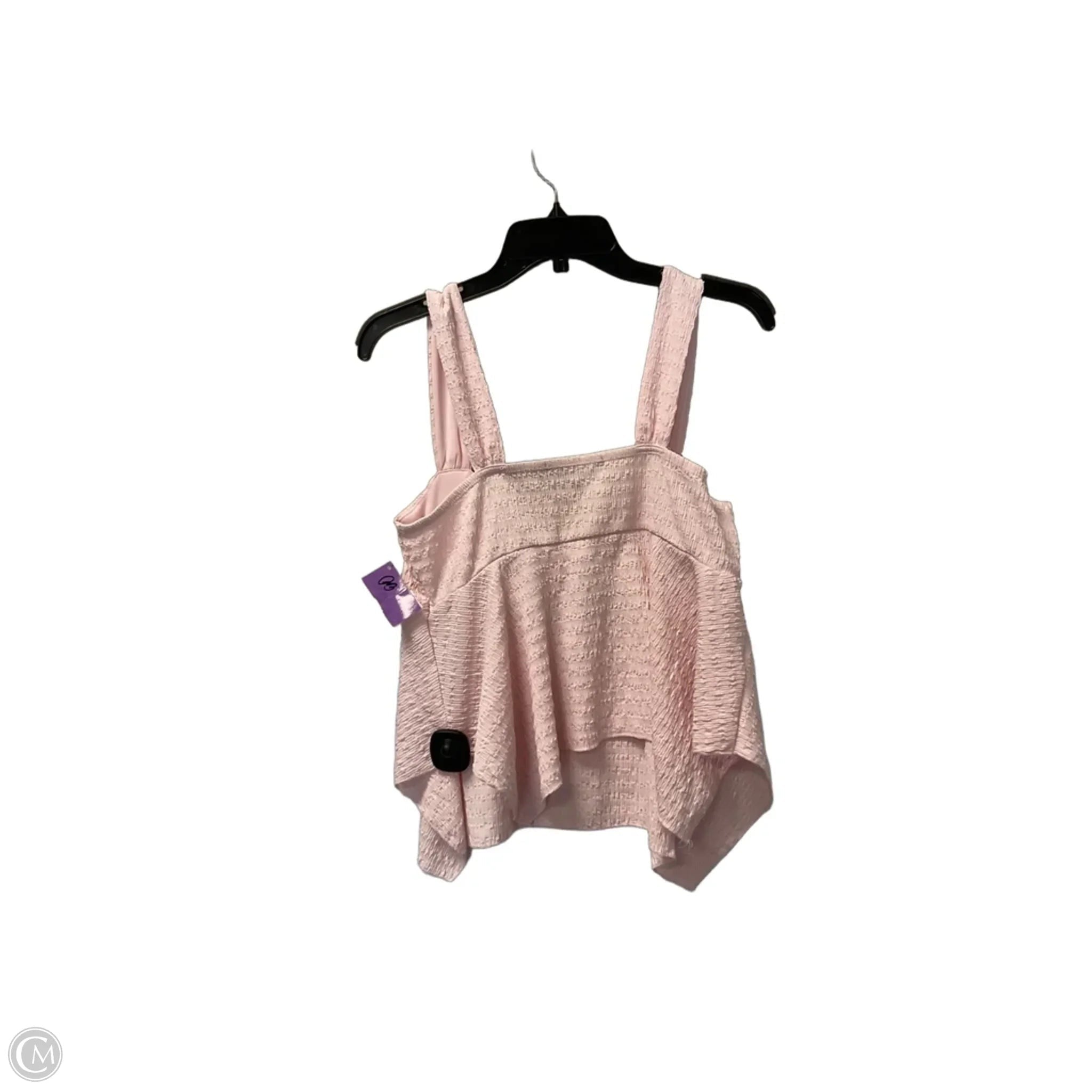 Top Sleeveless By Madden Girl In Pink, Size: Xl