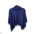 Poncho By Clothes Mentor In Navy, Size: Osfm
