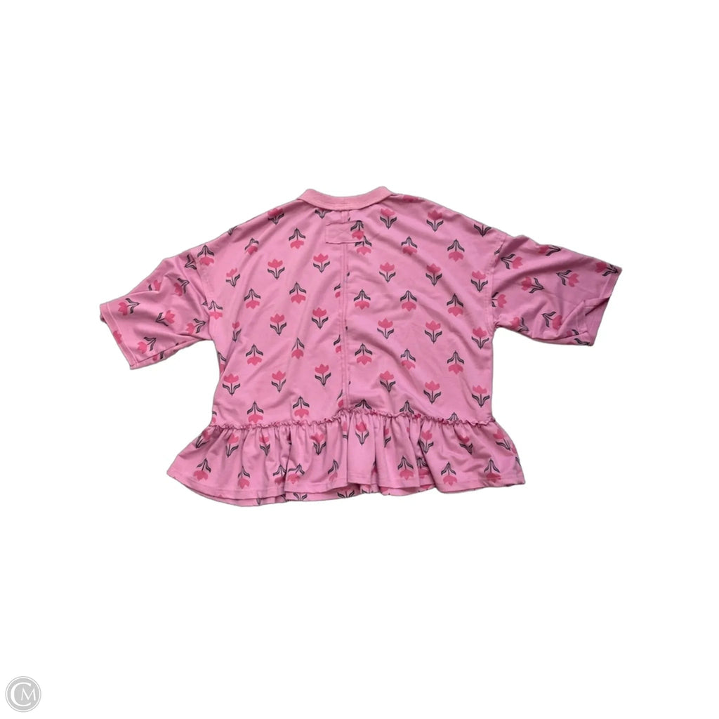 Top Short Sleeve By Easel In Purple, Size: S