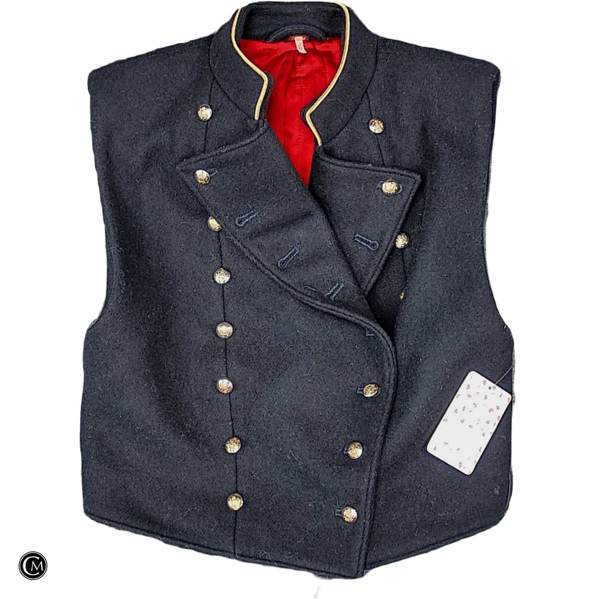 Vest Other By Free People In Navy, Size: Xs