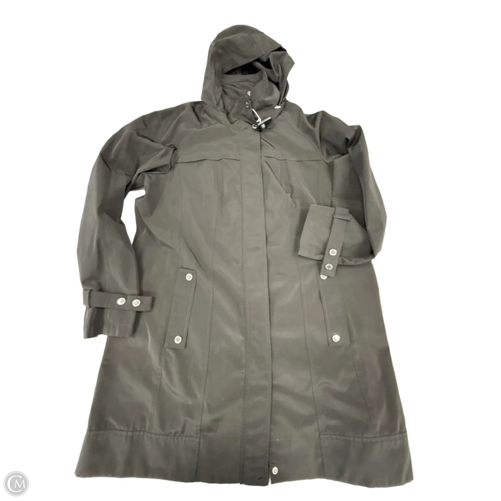 Coat Raincoat By Calvin Klein In Black, Size: Xl