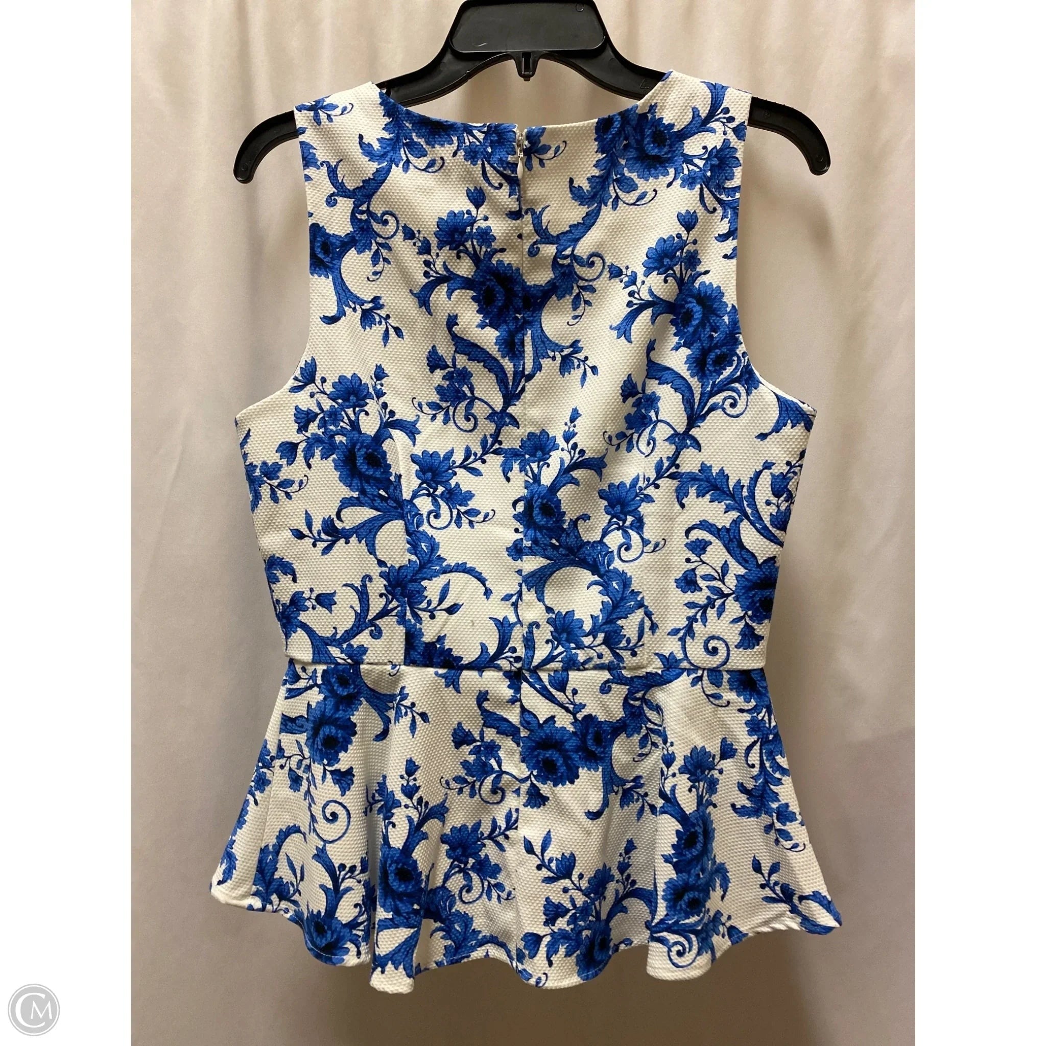 Top Sleeveless By Forever 21 In Blue, Size: L