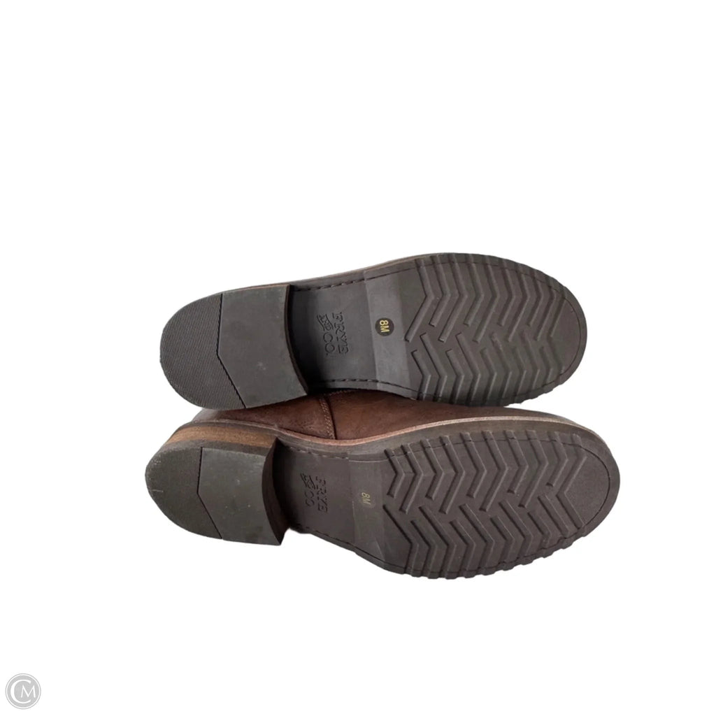 Boots Mid-calf Flats By Frye And Co In Brown, Size: 8