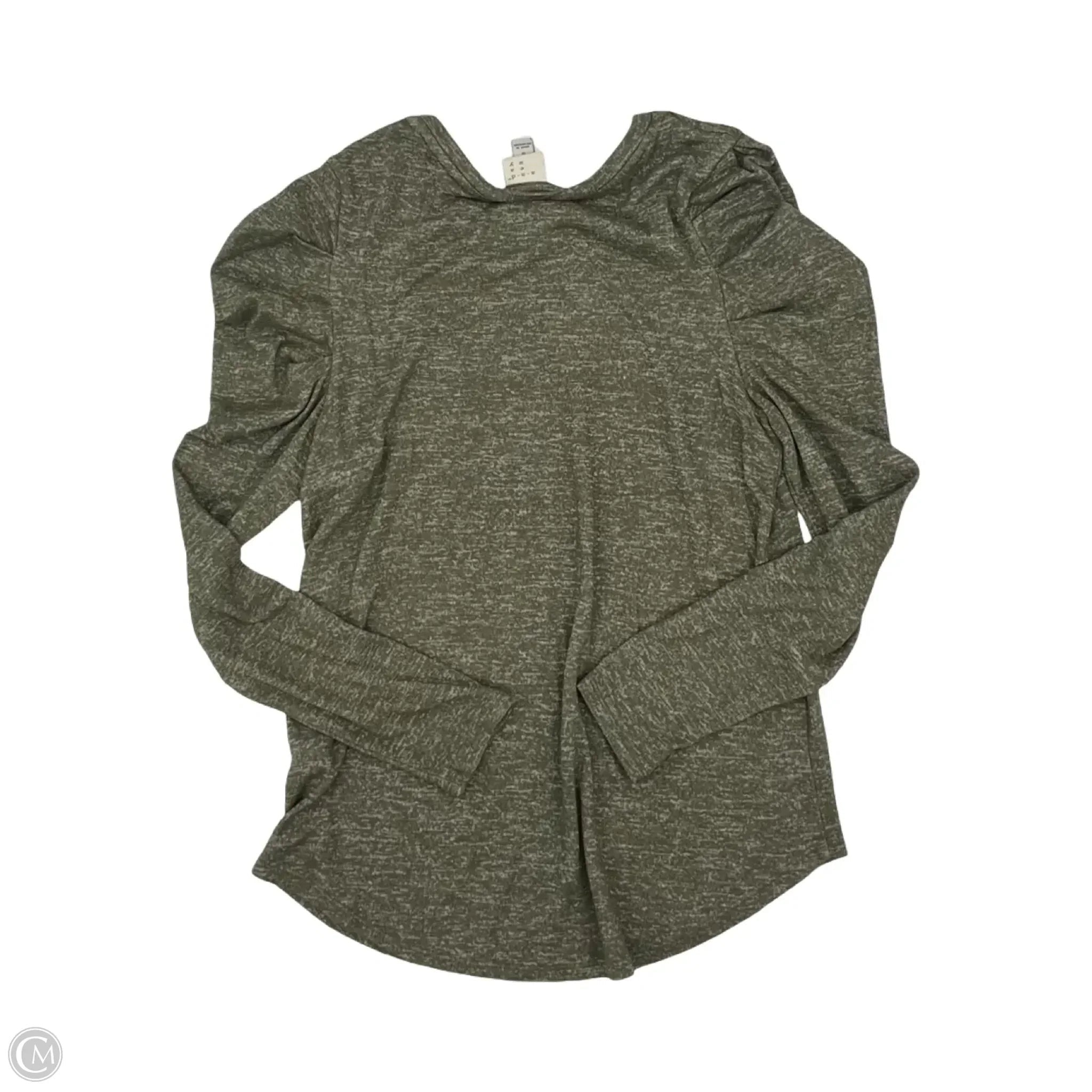 Top Long Sleeve By A New Day In Green, Size: S