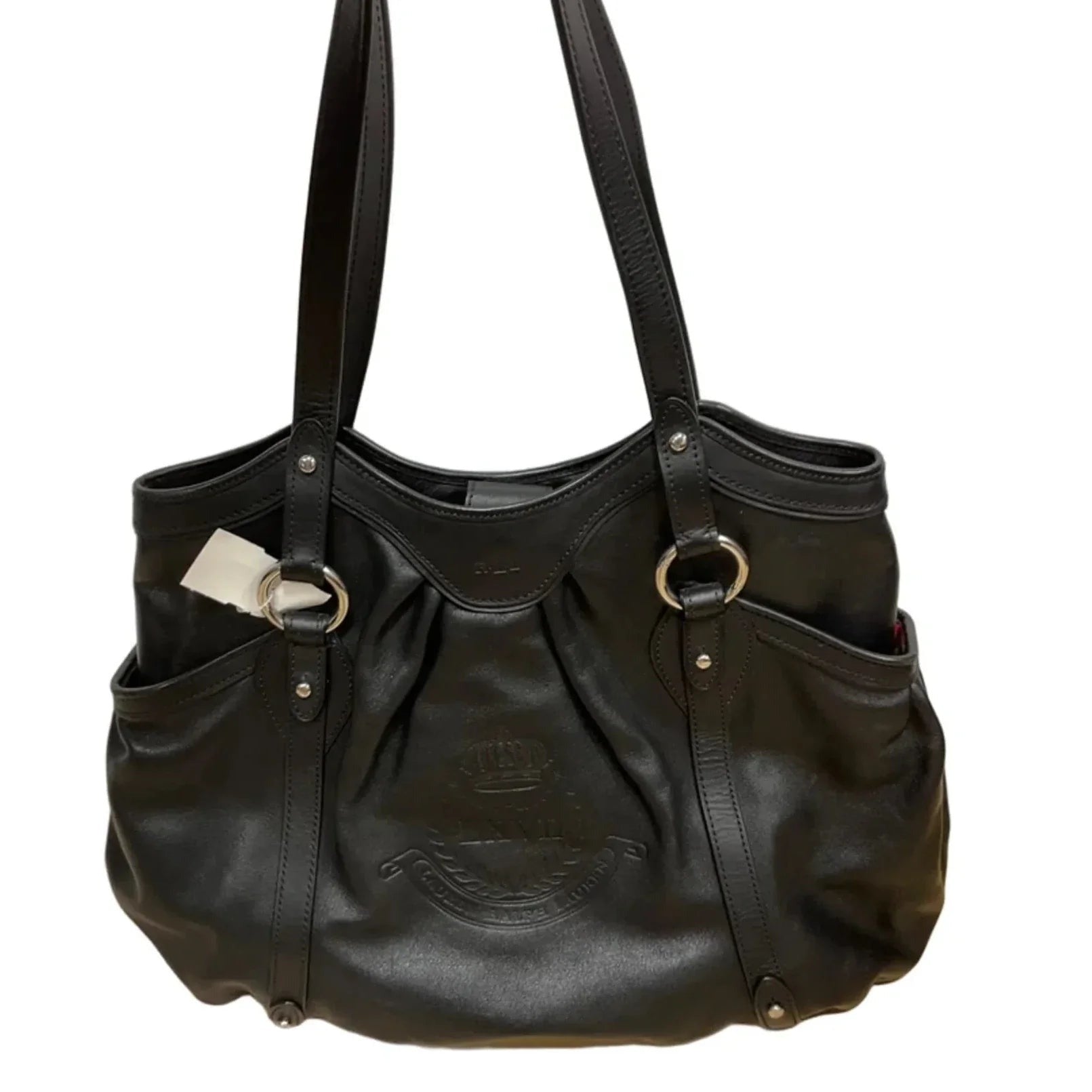 Handbag Leather By Lauren By Ralph Lauren, Size: Large